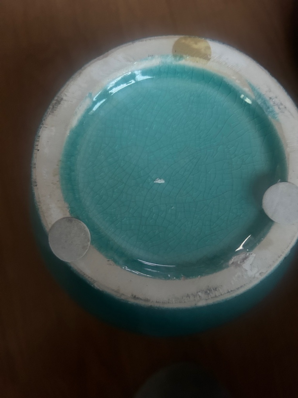 Elegant Turquoise Vase - Picture 4 of 4